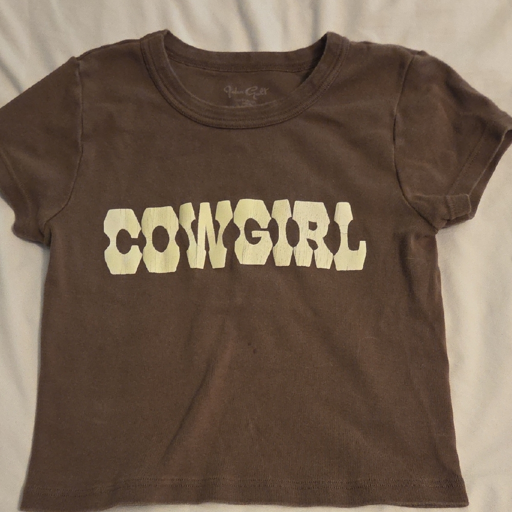 John Galt Cowgirl Baby Tee